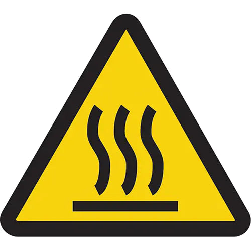 Hot Surface ISO Warning Safety Labels - LSGW1872