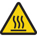 Hot Surface ISO Warning Safety Labels - LSGW1874