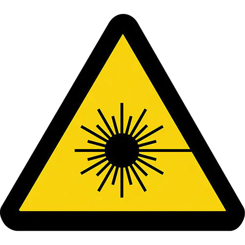 Laser Beam ISO Warning Safety Labels - LSGW1954