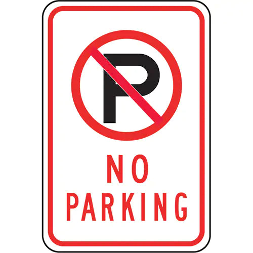 "No Parking" Sign - FRP140RA