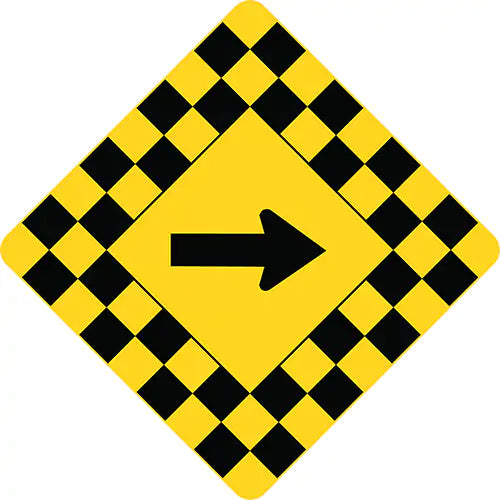 Sharp Turn Traffic Sign - FRW309RA