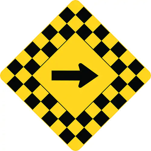 Sharp Turn Traffic Sign - FRW309RA