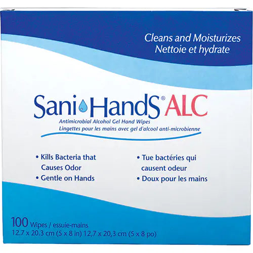 Sani-Hands® ALC Antimicrobial Hand Wipes 100/Box - 06065