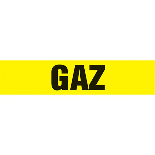 "Gaz" Pipe Marker - CRPK345SSB