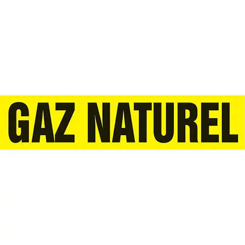 "Gaz Naturel" Pipe Marker - CRPK523SSA