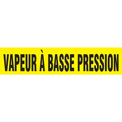 "Vapeur À Basse Pression" Pipe Markers - CRPK499SSD