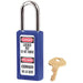 411 Series Zenex™ Padlocks - Set of Three - 411KAS3BLU