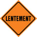 "Lentement" Roll-Up Traffic Sign - 07-800-35106