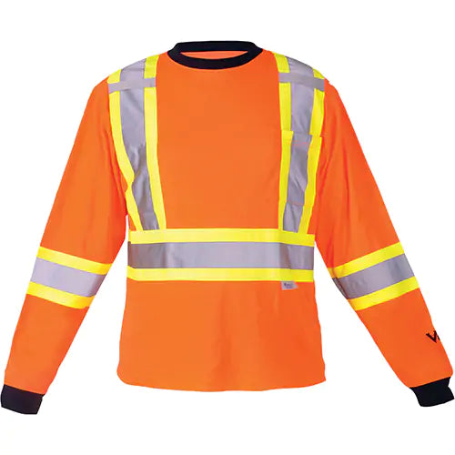 Safety Long Sleeve Shirt Large - 6015O-L