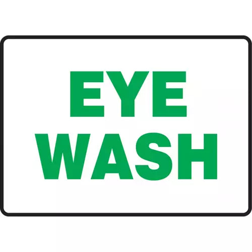 "Eye Wash" Sign - MFSD421VA