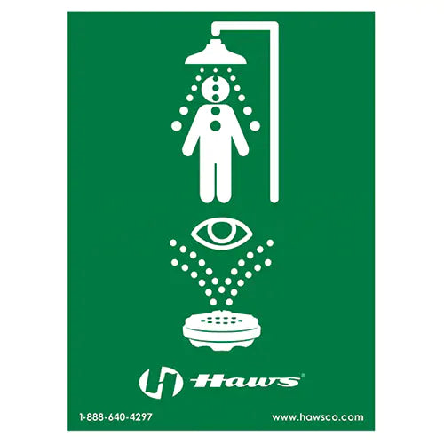 Emergency Shower/Eyewash Sign - SP178LG