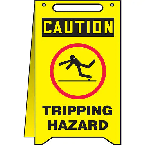 "Tripping Hazard" Fold-Ups™ Floor Sign - MF118