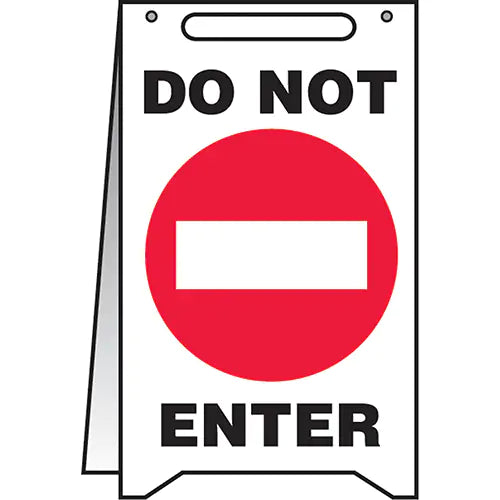 "Do Not Enter" Fold-Ups™ Sign - PFR225