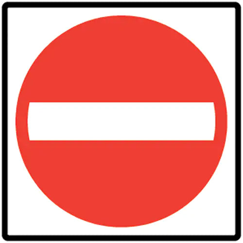 Do Not Enter Traffic Sign - SEA956