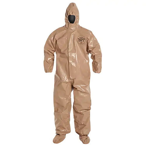 Tychem® 5000 Protective Hooded Coveralls Large - C3128T-L