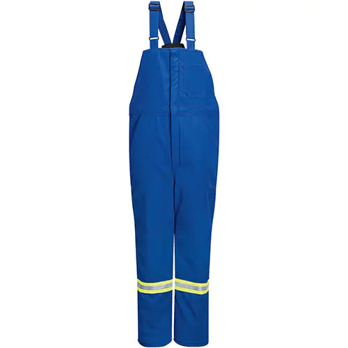 Deluxe Flame-Resistant Insulated Bib Overalls with Reflective Trim Large - BNNTRB-RG-L