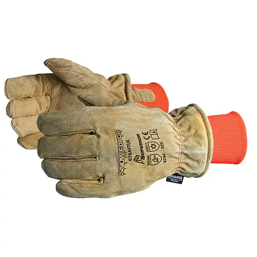 SnowForce™ Brown Freezer Glove One Size - 678AFTLK