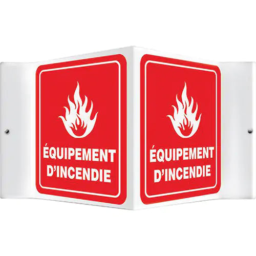 "Équipement d'incendie" Projection™ Sign - FRPSP611