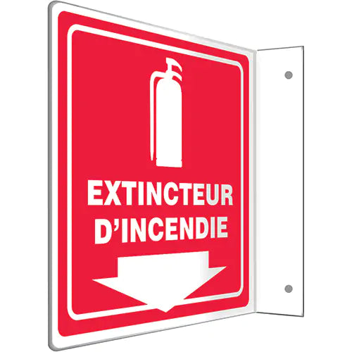 "Extincteur d'incendie" Projection™ Sign - FRPSP729
