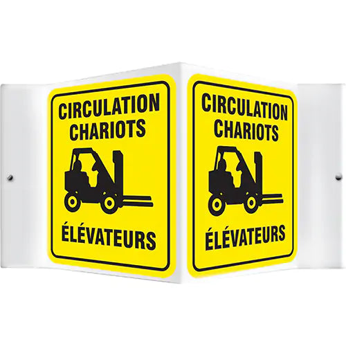"Chariots élévateurs" Projection™ Sign - FRPSP138