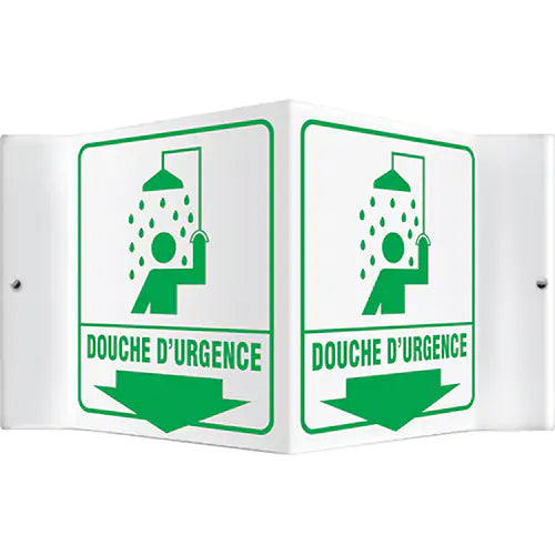 "Douche d'urgence" Projection™ Sign - FRPSP603