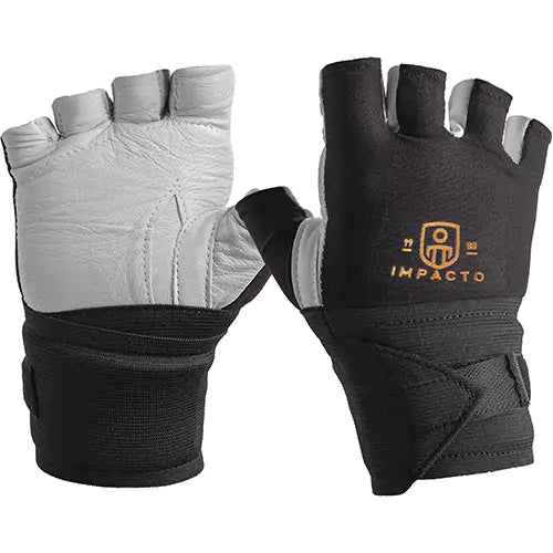 Left-Hand Half-Finger Anti-Impact Glove Large - 471-31LRG-L