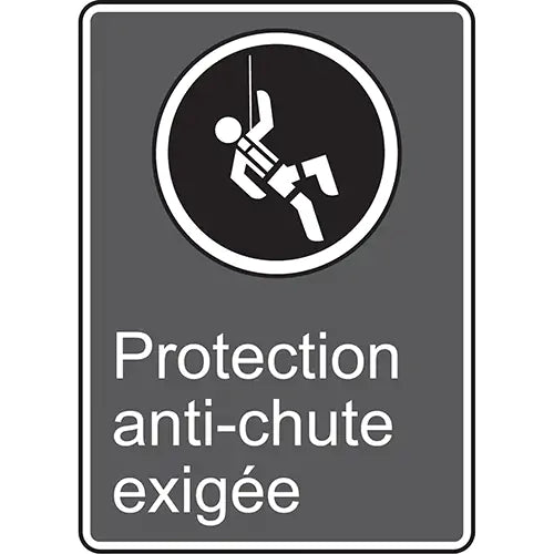 "Protection anti-chute exigée" CSA Safety Sign - MCSA518VA