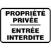 "Propriété privée" Sign - FRMADC882VA