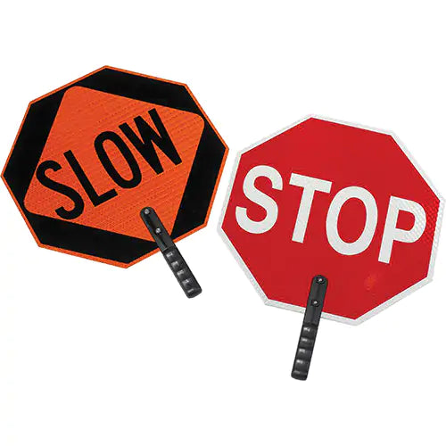Double-Sided "Stop/Slow" Traffic Control Sign - 03-852