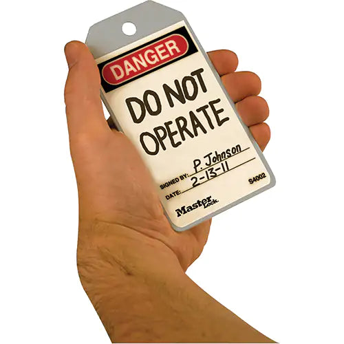 Metal Detectable Safety Tags - S4002MT