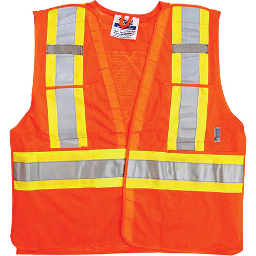Traffic Safety Vest 2X-Large/3X-Large - 6125O-2XL/3XL