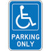Handicapped Designated Parking Sign - FRA234RA