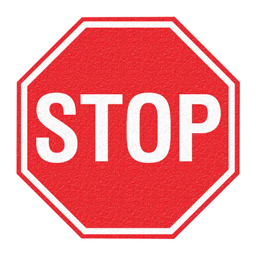 "Stop" Floor Sign - FS1031V