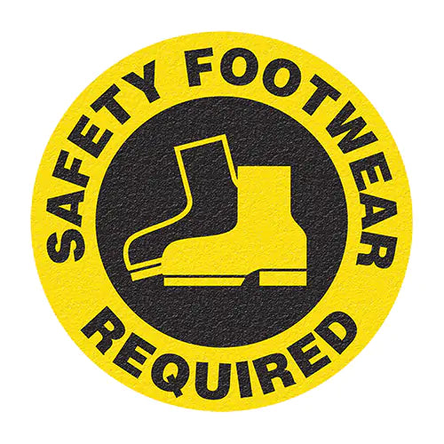 "Safety Footwear" Floor Sign - FS1026V