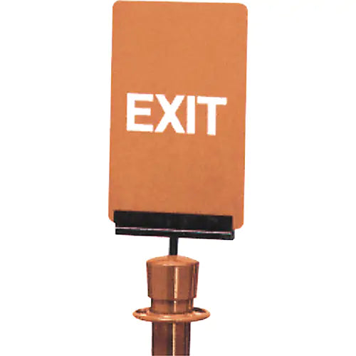 "Exit" Crowd Control Sign - HDFRAME071133VS01