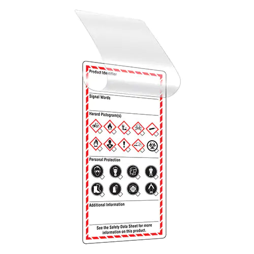 Self-Laminating Workplace Tags - GHS1316