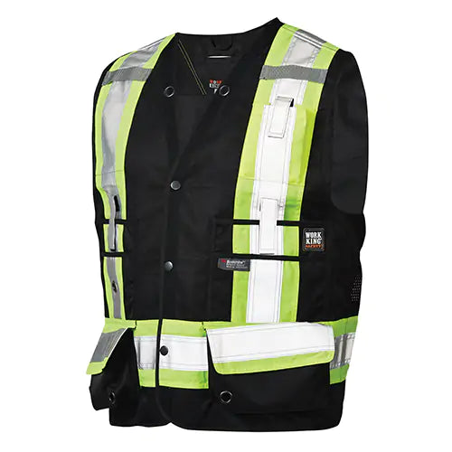 Surveyor Safety Vest Medium - S31311-BLACK-M