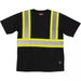 Short-Sleeved Safety T-Shirt with Pocket 3X-Large - S39221-BLACK-3XL