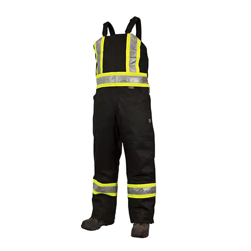 Lined Safety Overalls Large - S79811-BLACK-L