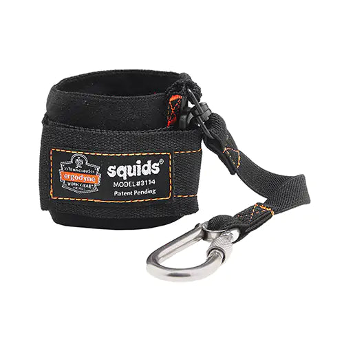 Squids® 3114 Pull-On Wrist Lanyard with Carabiner Adjustable - 19056