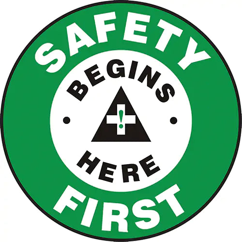 "Safety First" Slip-Gard™ Floor Sign - MFS785
