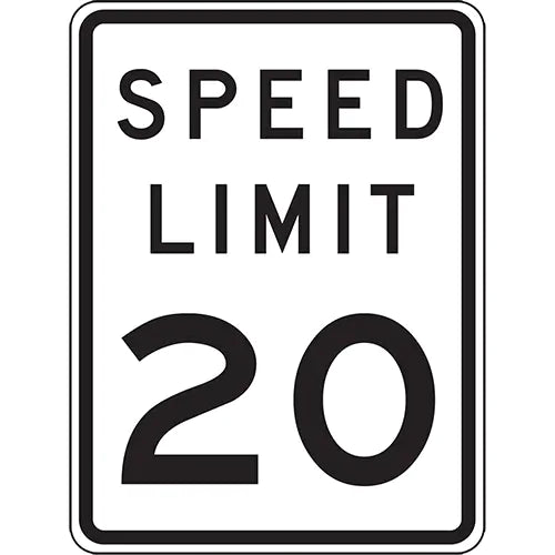 20 Km Speed Limit Sign - FRR21820RA