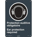 "Ear Protection / Protection Auditive" CSA Safety Sign - SGI144