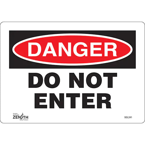"Do Not Enter" Sign - SGL341