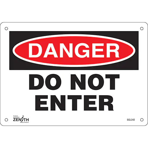 "Do Not Enter" Sign - SGL342