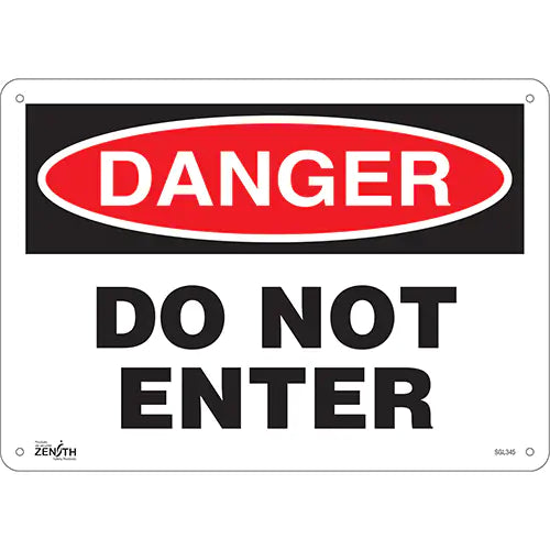"Do Not Enter" Sign - SGL345