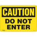 "Do Not Enter" Sign - SGL375