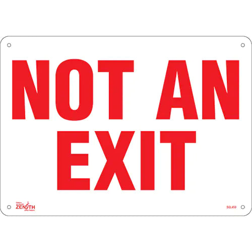 "Not An Exit" Sign - SGL459