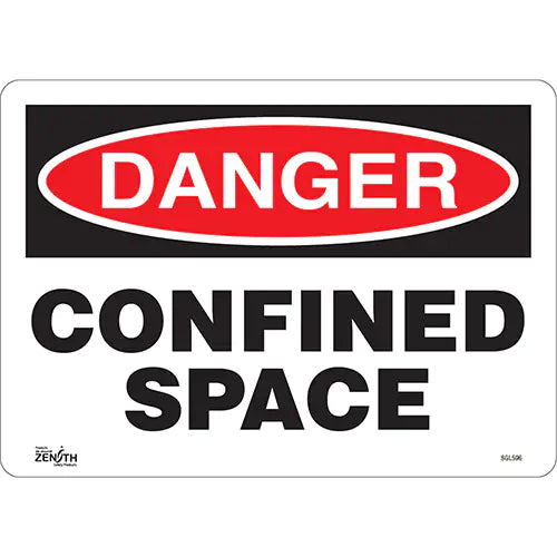 "Confined Space" Sign - SGL596
