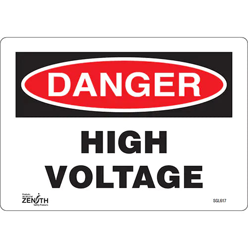 "High Voltage" Sign - SGL617